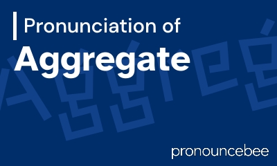 how to pronounce aggregate feature image