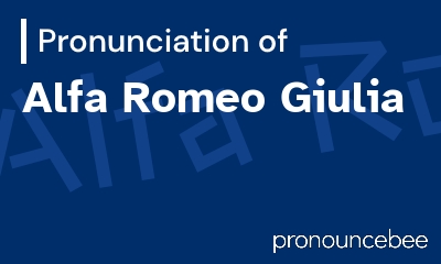 how to pronounce alfa-romeo-giulia feature image