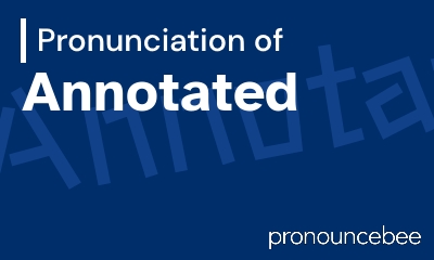 how to pronounce annotated feature image