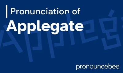 how to pronounce applegate feature image