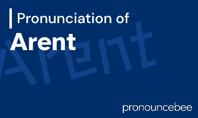 how to pronounce arent feature image