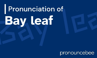 how to pronounce bay-leaf feature image