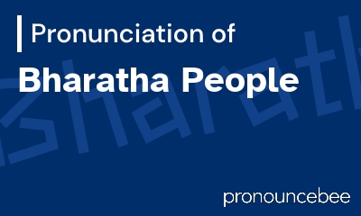 how to pronounce bharatha-people feature image