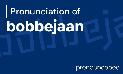 how to pronounce bobbejaan feature image