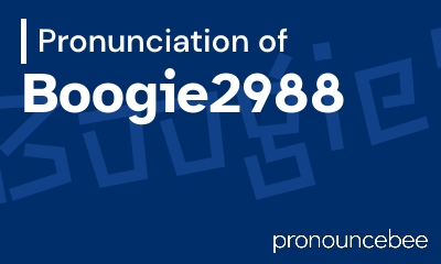 how to pronounce boogie2988 feature image