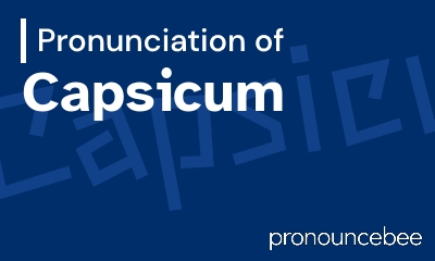 how to pronounce capsicum feature image
