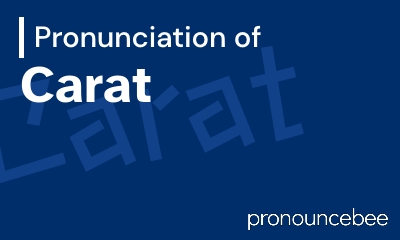 how to pronounce carat feature image