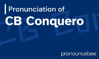 how to pronounce cb-conquero feature image