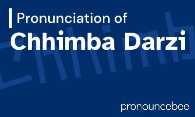 how to pronounce chhimba-darzi feature image