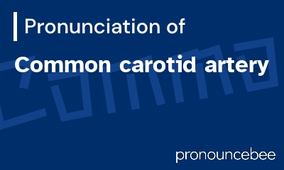 how to pronounce common-carotid-artery feature image