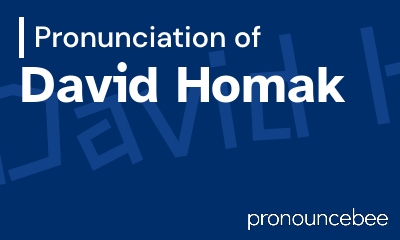 how to pronounce david-homak feature image
