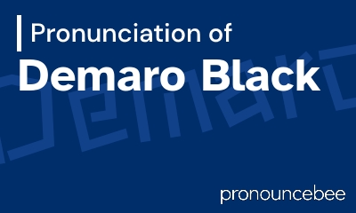 how to pronounce demaro-black feature image