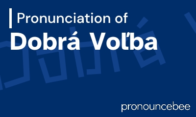 how to pronounce dobr-vo-ba feature image