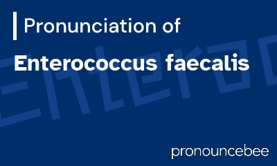 how to pronounce enterococcus-faecalis feature image