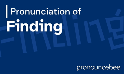 how to pronounce finding feature image