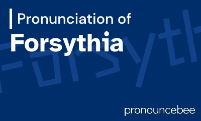how to pronounce forsythia feature image
