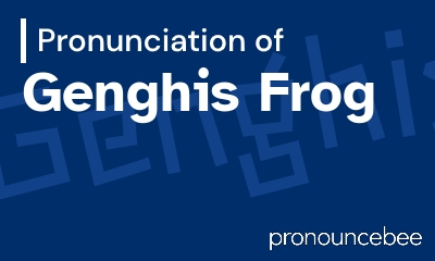 how to pronounce genghis-frog feature image