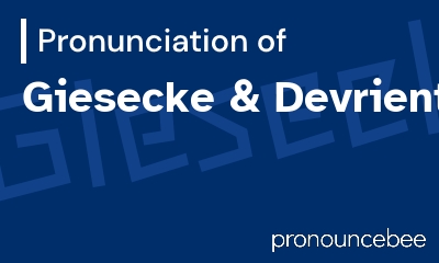 how to pronounce giesecke-devrient feature image