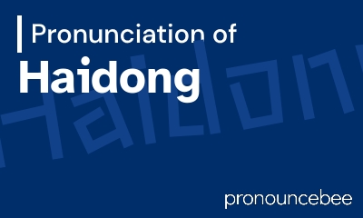 how to pronounce haidong feature image