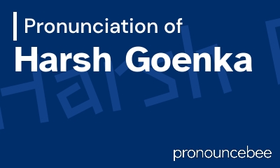 how to pronounce harsh-goenka feature image