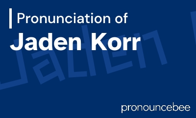 how to pronounce jaden-korr feature image