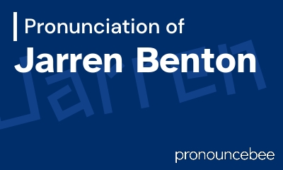 how to pronounce jarren-benton feature image