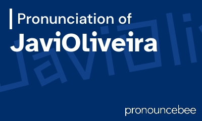 how to pronounce javioliveira feature image