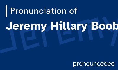 how to pronounce jeremy-hillary-boob feature image