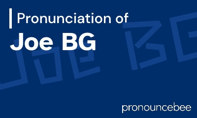 how to pronounce joe-bg feature image
