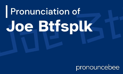 how to pronounce joe-btfsplk feature image
