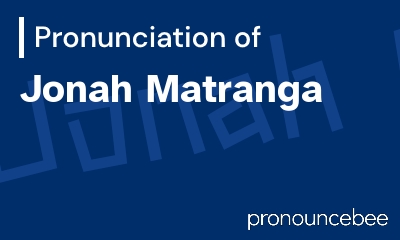 how to pronounce jonah-matranga feature image