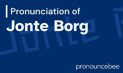 how to pronounce jonte-borg feature image