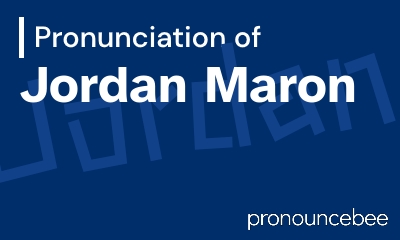 how to pronounce jordan-maron feature image