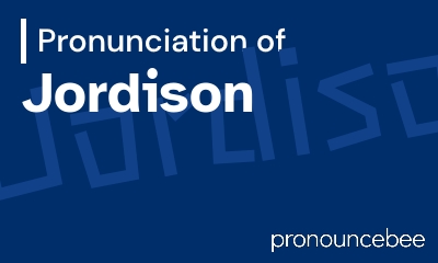 how to pronounce jordison feature image