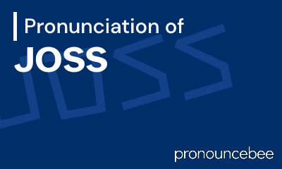 how to pronounce joss feature image