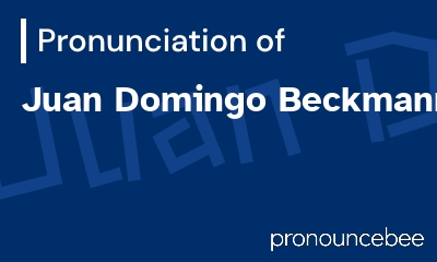 how to pronounce juan-domingo-beckmann feature image