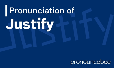how to pronounce justify feature image
