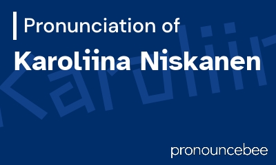 how to pronounce karoliina-niskanen feature image