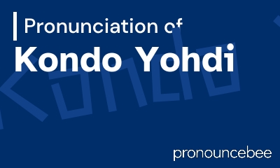 how to pronounce kondo-yohdi feature image