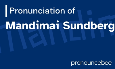 how to pronounce mandimai-sundberg feature image
