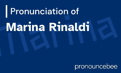 how to pronounce marina-rinaldi feature image