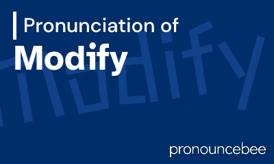 how to pronounce modify feature image