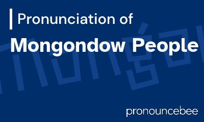 how to pronounce mongondow-people feature image