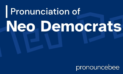 how to pronounce neo-democrats feature image