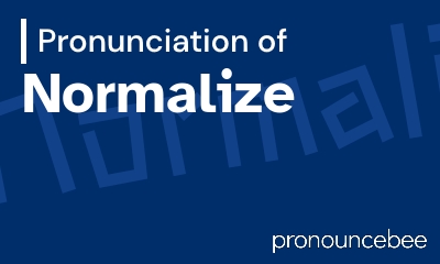 how to pronounce normalize feature image