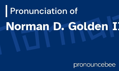 how to pronounce norman-d-golden-ii feature image