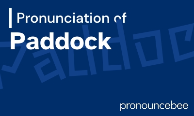 how to pronounce paddock feature image