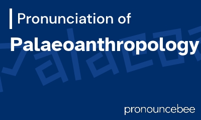 how to pronounce palaeoanthropology feature image