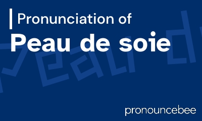 how to pronounce peau-de-soie feature image
