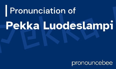 how to pronounce pekka-luodeslampi feature image